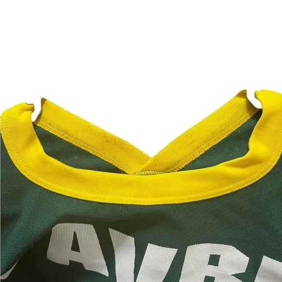 NFL Logo 7 Athletic Green Bay Packers Brett Favre 4 Jersey Large 46-48 - Picture 11 of 12
